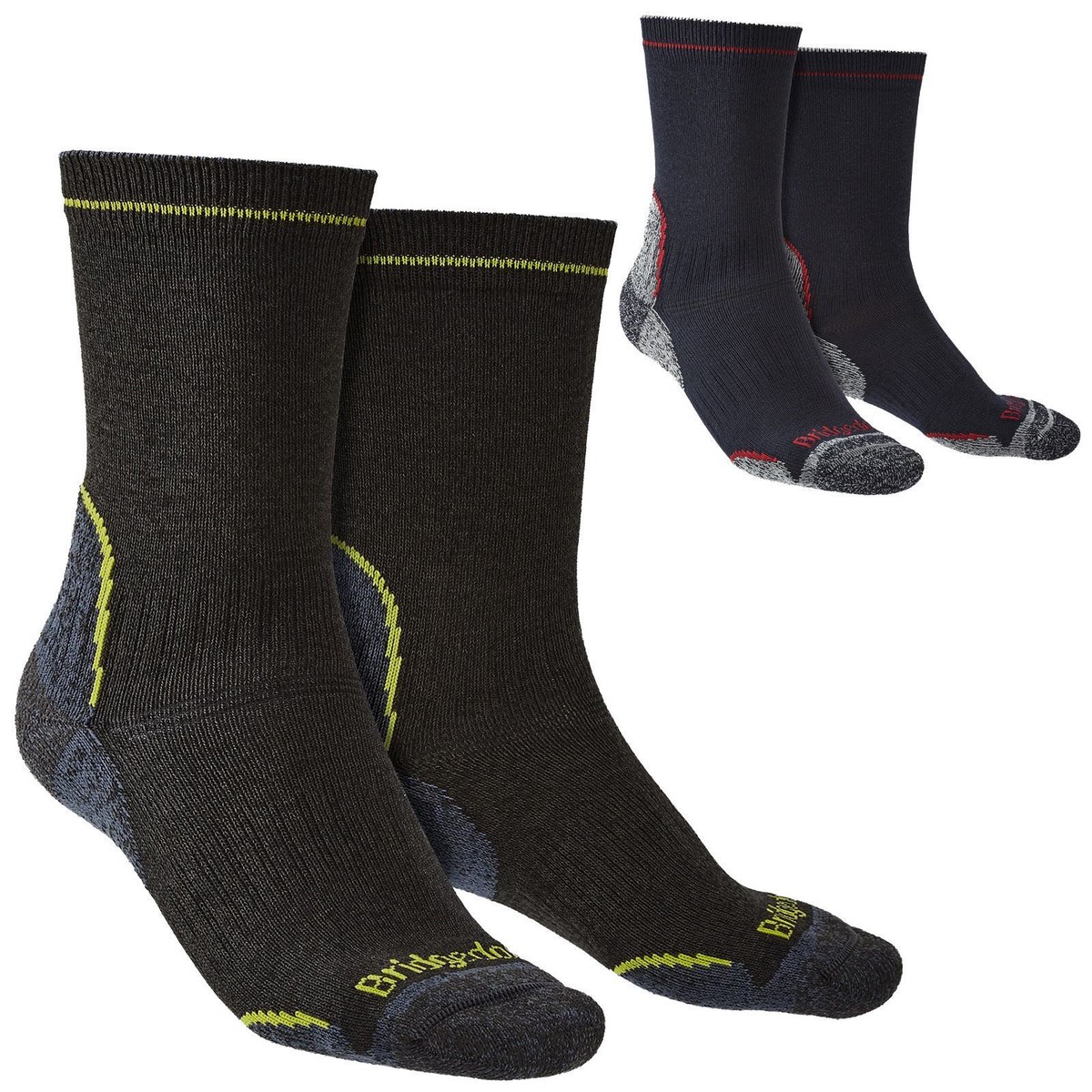Bridgedale Mens Walking Light T2 Coolmax Outdoor Boot Socks