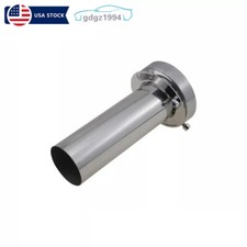 Universal Stainless Exhaust Muffler Tip Silencer Adjustable Removable For 3.5