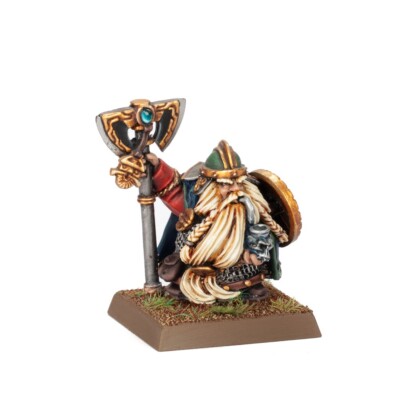 Warhammer Fantasy Alte Zwerge Zwerge Thane Axt & Schild Metall NEU