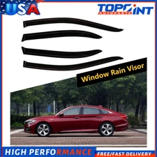 Dark Black Wind Deflectors Window Visors 4p For Toyota For Corolla Sedan