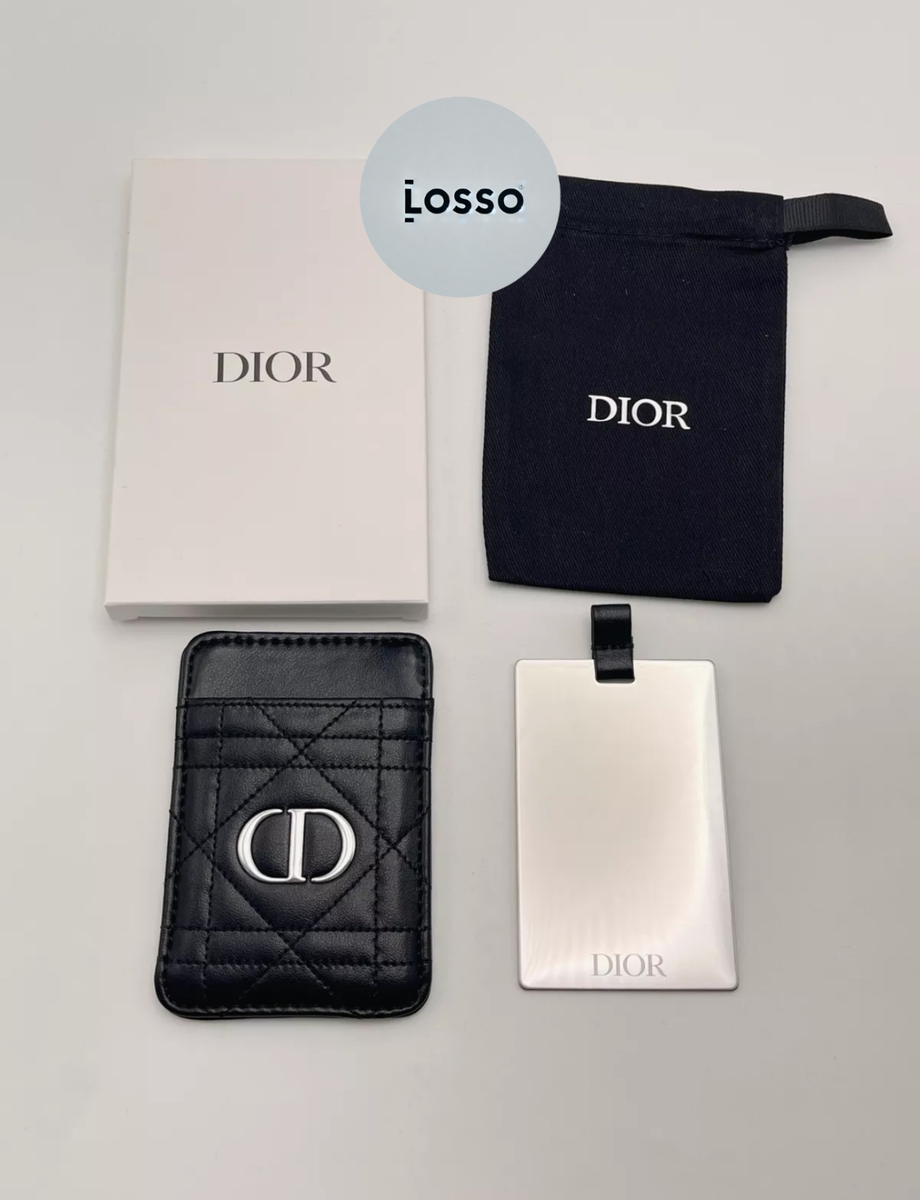 New in Box Dior Beauty Quilting Phone Back Case Mirror Set Japan