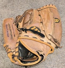 Wilson Monsta Web A440 Fast Pitch 12" A0442 12-BR LHT Leather Baseball Glove