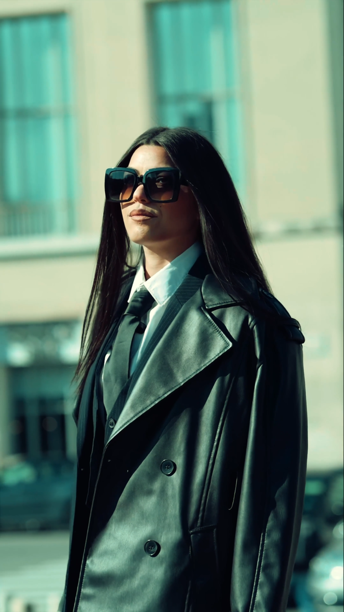 Leather Olivia Palermo Trench Coat Olivia Palermo Napoleon