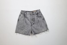 Vintage 90s Streetwear Womens 9 / 10 Acid Wash Button Fly Cut Off Denim Shorts