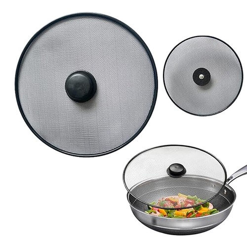3Pcs Kitchen Splatter Screens Grease Splatter Screen Mesh Oil Proof Pot Lid E6Q5 - Picture 2 of 8