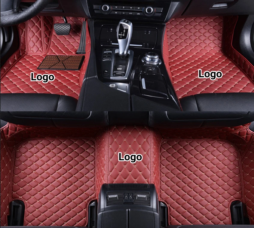 For Toyota 4Runner 2 Rows Car Floor Carpet Mats All Weather Front & Rear Pads - Image 2 of 4