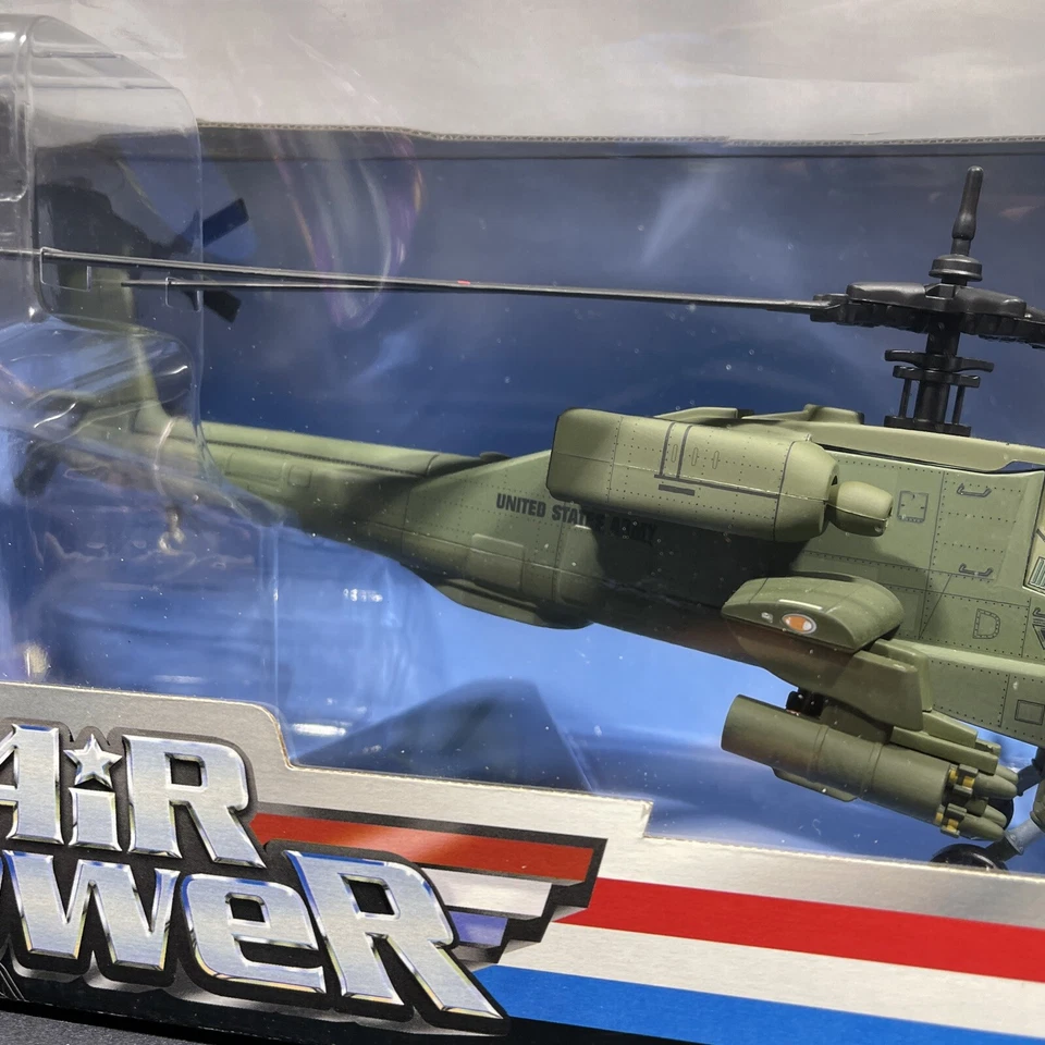 Air Power Diecast 1/40 Apache Attack Helicopter *NEW IN BOX* Toy Zone - Image 4 of 4