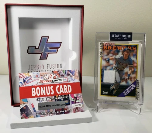 2021 MLB Jersey Fusion - Robin Yount Topps Game Worn Patch! W/Code!