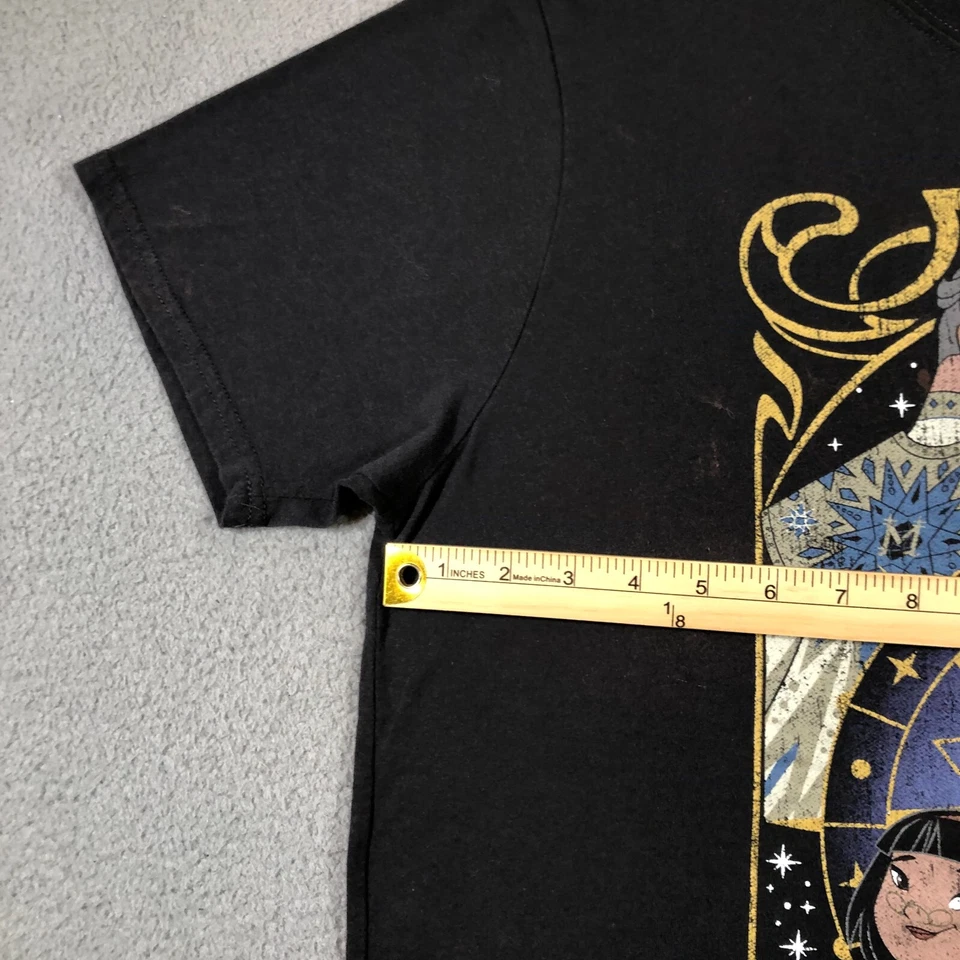 Disney WISH Camiseta Hombre XL Negro Estampado Gráfico Dibujos Animados Foto 2 de 4