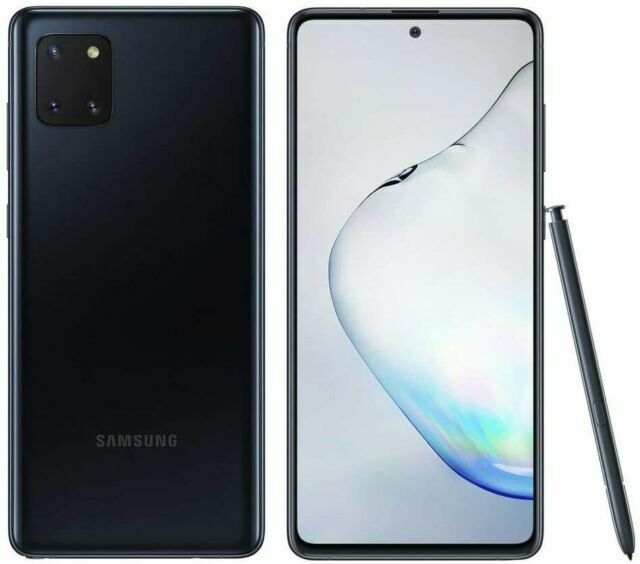 Rijden verzekering voorzien Samsung Galaxy Note 10 Lite (N770F/DS) 128GB Unlocked Aura Black for sale  online | eBay