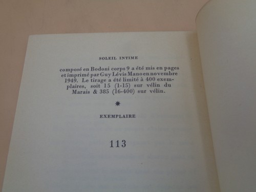 François Valorbe : Soleil intime GLM 1949 - Imagen 3 de 3