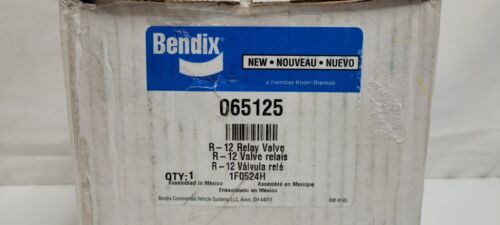 Bendix 065125 R-12 Universal Brake Relay Valve NEW OEM GENUINE - Picture 9 of 9