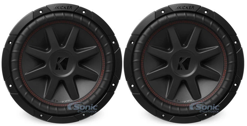 2 Kicker CompVR CVR124 1600W 12
