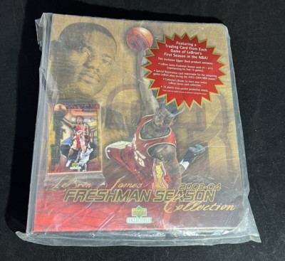 LEBRON JAMES 2003 UPPER DECK FRESHMAN ROOKIE BASKETBALL 15 CARD SET WITH BINDER
