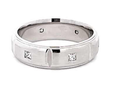 Mens Scott Kay Javlin Wedding Band Ring Palladium - Main Image