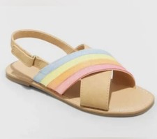 Girls' Patrice Rainbow Ankle Strap Sandals - Cat Jack - SIZE 5
