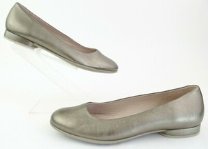 ECCO Anine Ballerina Flats Stone Metallic US 10 EU 41 $140.00 MINT! | eBay