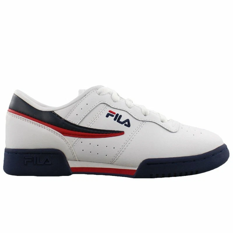 Gezondheid Raad Origineel Fila ORIGINAL FITNESS Kids White/Navy/Red 3VF80105-150 Athletic Sneaker  Shoes | eBay