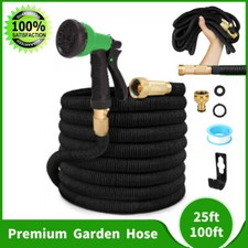 150FT HEAVY DUTY EXPANDABLE GARDEN HOSE 4-LAYER FLEXIBLE PIPE 8 FUNCTION SPRAY