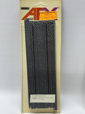 2x AURORA AFX COBBLESTONE HO SLOT CAR 9'' Track #2506 - NOS