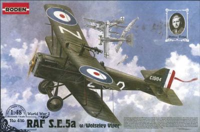 Roden 416 - 1:48 RAF SE5a w/Wolseley Viper  - Neu