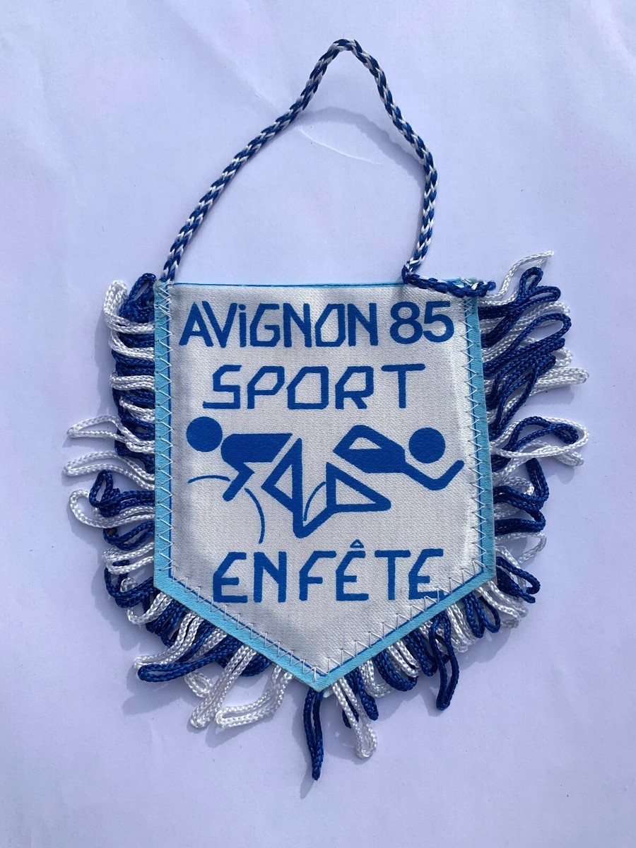 Olympique Avignonnais - Vintage - Fanion - Pennant - Wimpel