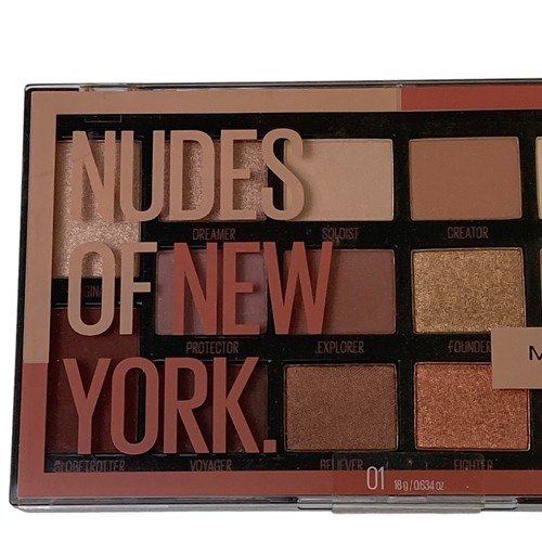 Maybelline 16-Pan Eyeshadow Palette Nudes of New York Wide Range of Skin Tones - Picture 2 of 5