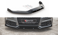 CUP Spoilerlippe FüR Audi S6 A6 C7 4G S-Line FL Frontspoiler Spoilerschwert V3