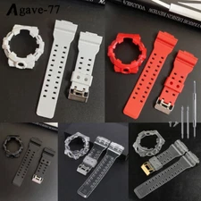 Rubber Resin Strap+Case Replacement Soprts Band For Casio GA700 GA-700