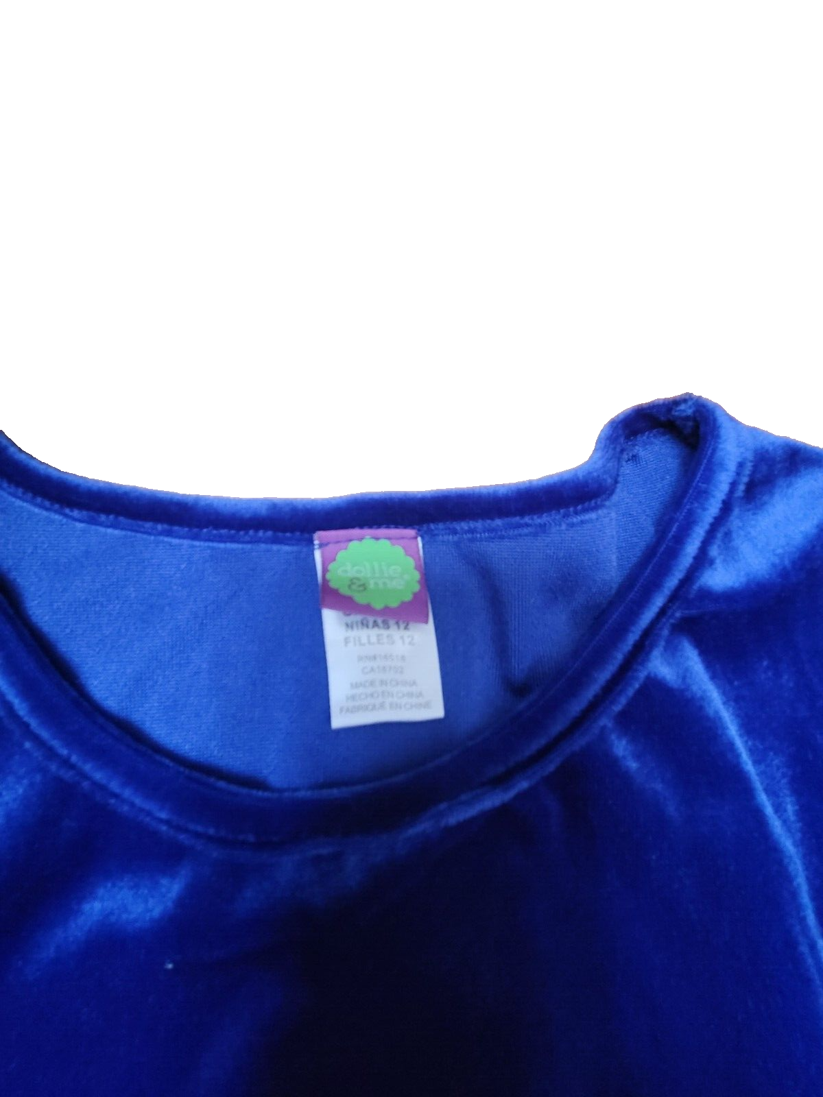 Christmas Holiday Dress Royal Blue Velvet Sparkle Dress Child Size 12 christmas-holiday-dress-royal-blue-velvet-sparkle-dress-child-size-12