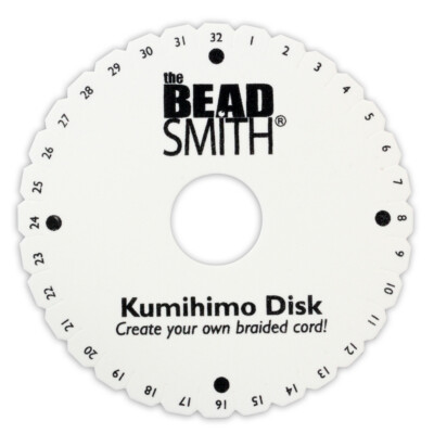BeadSmith  Kumihimo Scheibe erstellen Sie ein abgerundetes Geflecht * Flechtp...