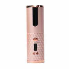 Hair Curler LCD Cordless Auto Rotating Waver Curling Iron Ceramic Wireless US...