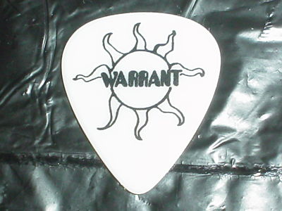 WARRANT Sun Logo RaRe Keri Older Concert Tour RaRe GUITAR PICK Cherry Pie Band
