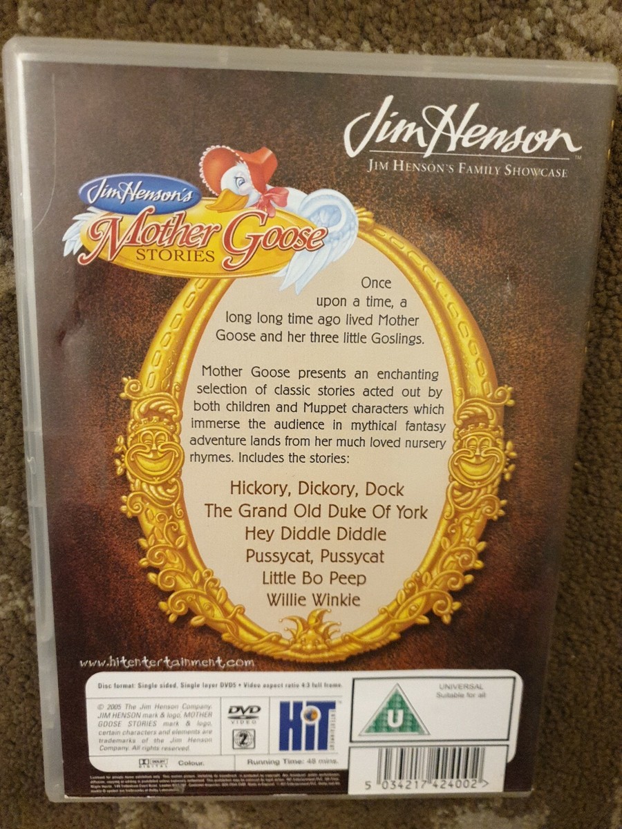 JIM HENSON'S MOTHER GOOSE STORIES HICKORY DICKORY DOCK DVD KIDS | eBay