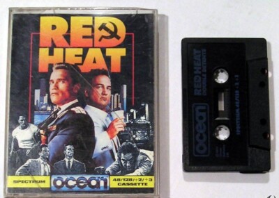Sinclair ZX Spectrum 48K Game - RED HEAT - Ocean - Tested & Working