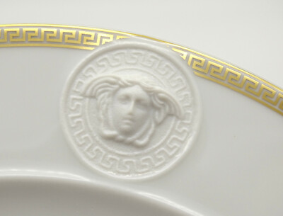 Rosenthal Versace Ikarus Med Meandre d'Or 3tlg Porzellan Kaffee Gedeck NEU & OVP
