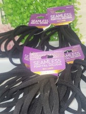 Donna Large Seamless Ponytail Holders, 8pcs - Lot of 5 