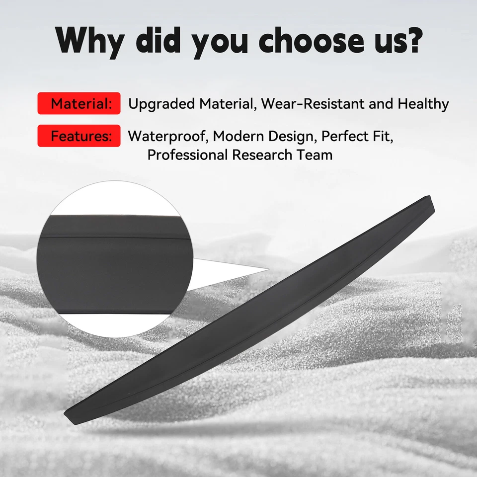 Fit For 2019 2020 2021 2022 Ram 3500 2500 Black Tailgate Spoiler Cap 68364364AA Foto 3 de 4