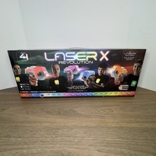 Factory Sealed 4 Player Laser X Revolution Laser Tag Game Set