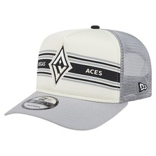 Unisex New Era White/Gray Las Vegas Aces Banner Foam Front 9FIFTY A-Frame