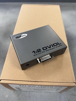 Gefen 1x2 DVI-D Dual Link Amplifier Splitter Distribution DVIDL -No Power Cord