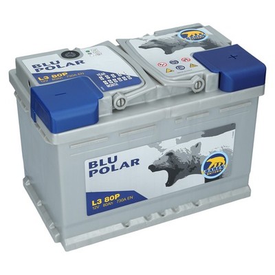 Bären Blu Polar Autobatterie 12V 80Ah 730A/EN Neu gefüllt und geladen