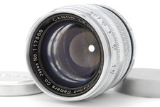   N.MINT L39  Canon 50mm f1.8 Slver LTM L39 Leica Screw Mount Lens from JAPAN P41