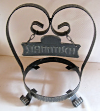 Stammtisch Schmideeisen Gestell 33x26 cm Ø 22 cm