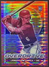 2021 Panini Chronicles Overdrive Pink Pulsar #24 Jonathan India - Cincinnati RC