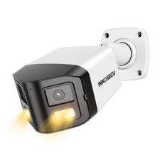 8MP Dual Lens IP PoE Camera, 2X 4MP Security Bullet Surveillance Camera with ...