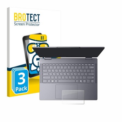 3x Panzerfolie Schutzglas Lenovo IdeaPad 5 2-in-1 14'' Touchpad Displayschutz