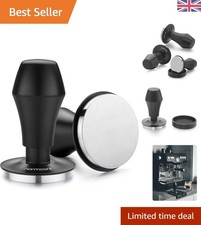 Compact Coffee Tamper V4 - Lightweight, Spring-Loaded with Stainless Steel Base