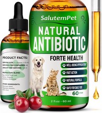 Natural Antibiotics for Dogs to Help with 2 fl oz, White green elements