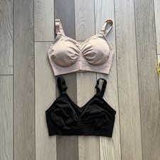 Hofish Full Bust Seamless Nursing Maternity Bras Bralette Set Of 2 Size M